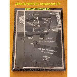 NOS sealed Bentley Continental GT Manual set